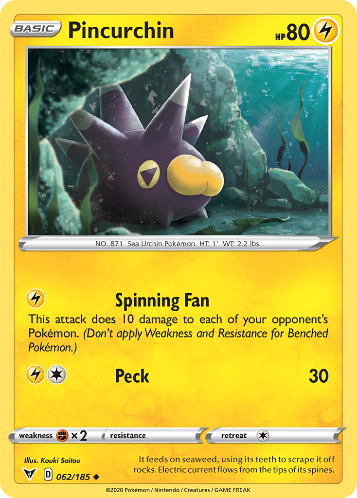 Vivid Voltage Pincurchin #62/185